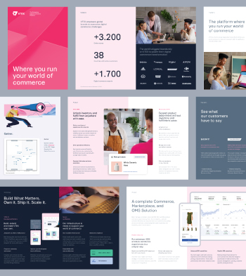 Booklet de commerce da VTEX