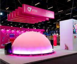 Estande de evento da VTEX