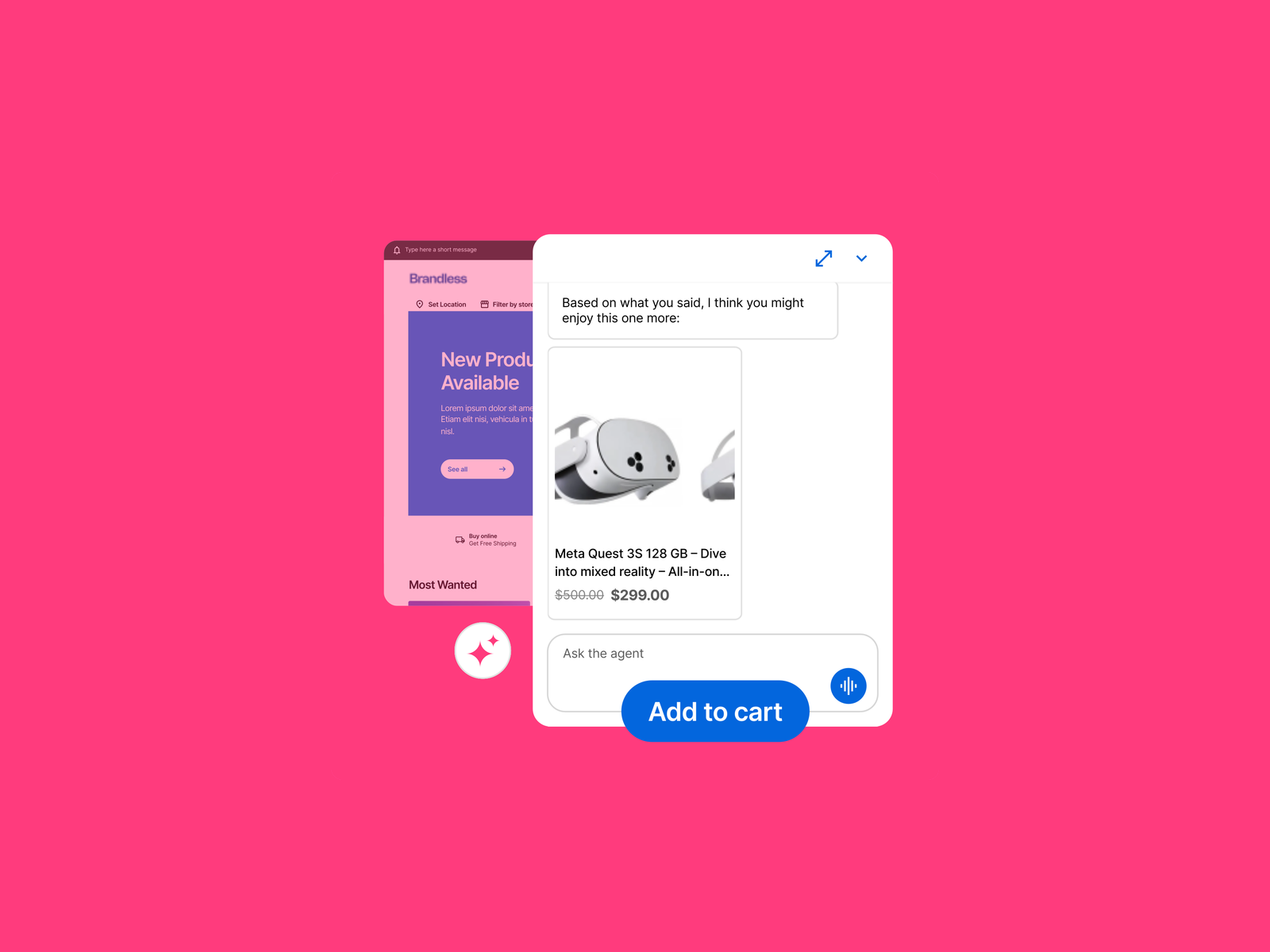 Conversational Checkout: Complete purchases without leaving the webchat
